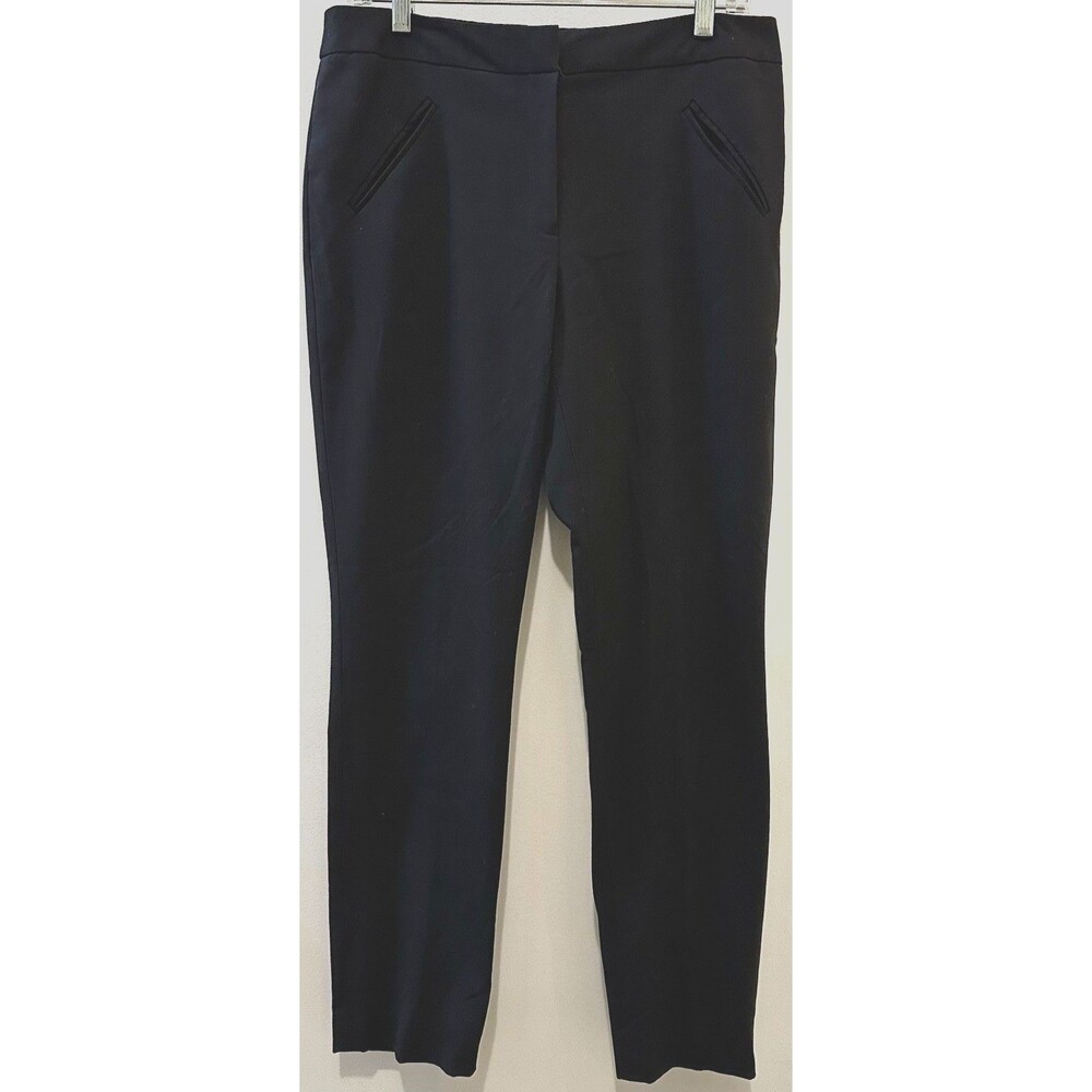Tahari Arthur S Levine Ankle Pants Women's Size 8 Black Stretch Comfort